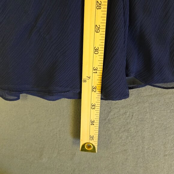 Donna Morgan Twist Detail Sarah Strapless Chiffon Silk Pleated Dress Sweetheart - Picture 11 of 16